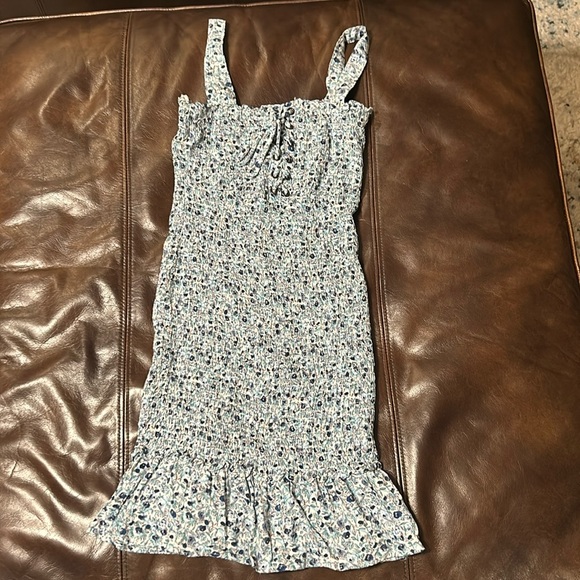 Aeropostale blue roush summer dress, size XS - Picture 1 of 5